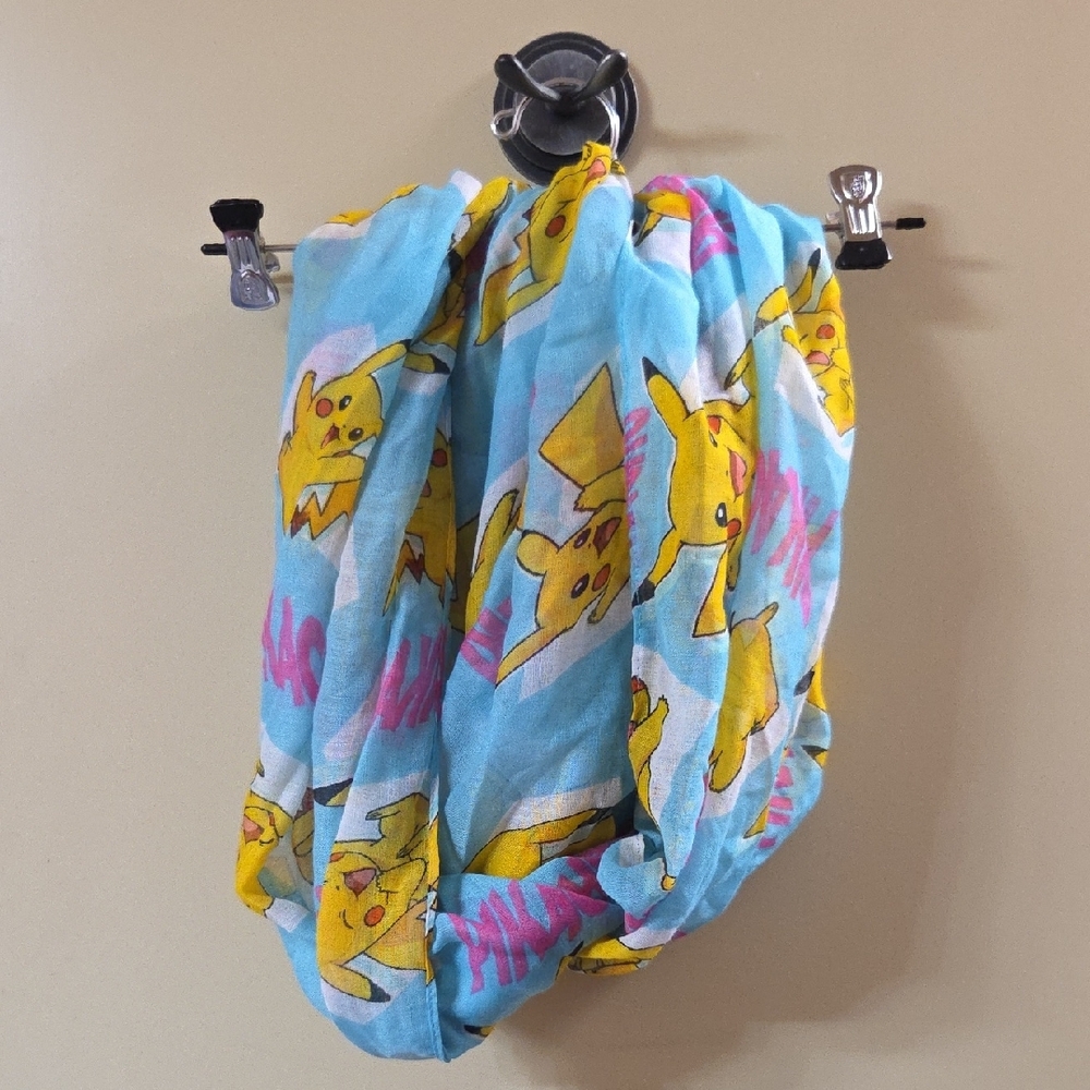 Bioworld Pikachu Blue and Yellow Scarf